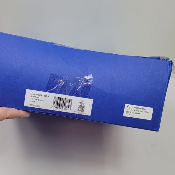 Stuart Weitzman Crystal Nova Xcurve 100 Zip Spool Heel Boot Black Size 7.5 - Picture 8 of 9